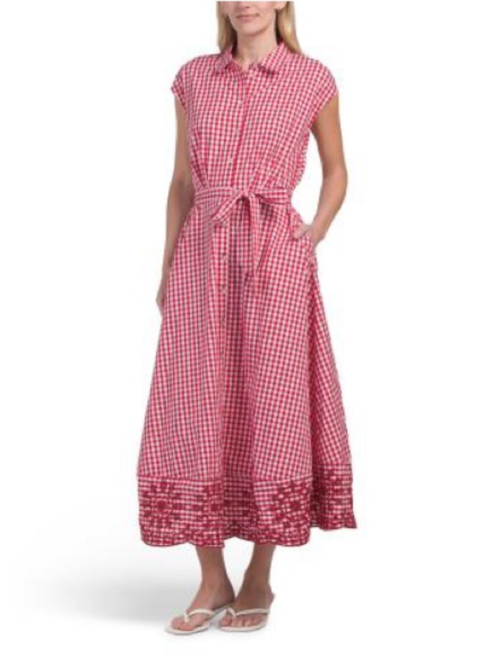 Ellen Tracy Red Gingham Dress πβ€οΈβ€οΈβ€οΈβ€οΈβ€οΈβ€οΈβ€οΈβ€οΈβ€οΈβ€οΈ - Picture 3 of 5
